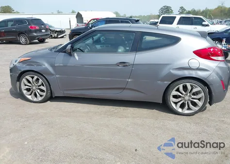 2012 Hyundai Veloster Base W/Black z USA, uszkodzony, nr VIN KMHTC6AD4CU028286